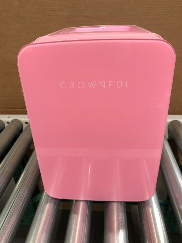 Photo 3 of **NEW** CROWNFUL Multifunctional Mini Fridge, 10 Liter/12 Can Portable Cooler and Warmer,  Pink