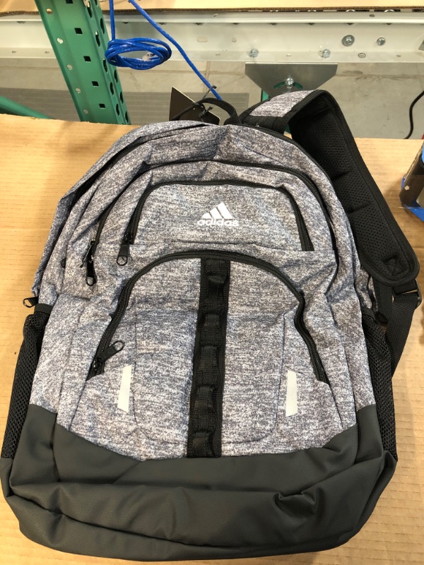 Photo 2 of adidas Unisex Prime Backpack, Jersey Onix Grey/Black/White