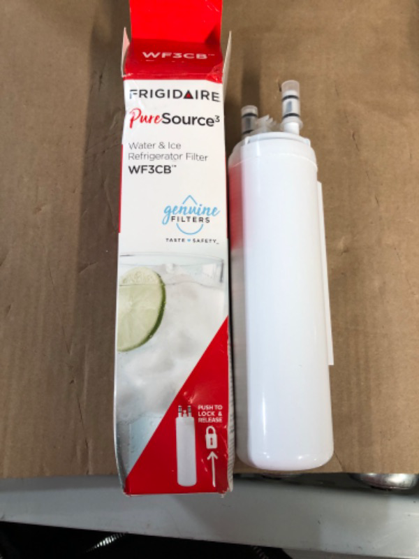 Photo 2 of Frigidaire WF3CB Puresource3 Refrigerator Water Filter 2"D x 2"W x 9"H