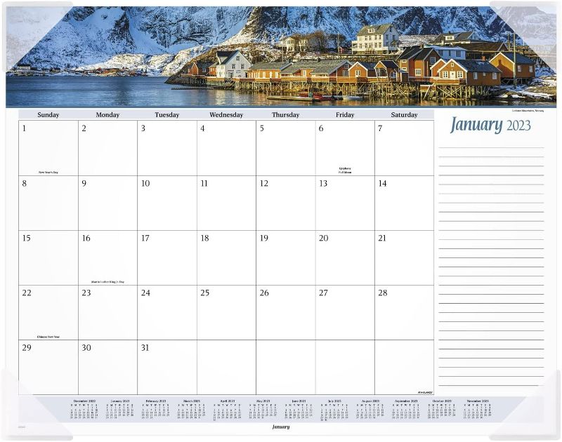 Photo 1 of BRAND NEW AT-A-GLANCE 2023 Monthly Desk Calendar, Desk Pad,