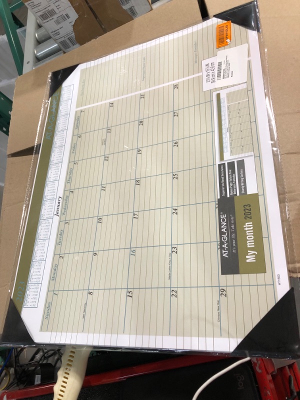 Photo 2 of BRAND NEW AT-A-GLANCE 2023 Monthly Desk Calendar, Desk Pad,