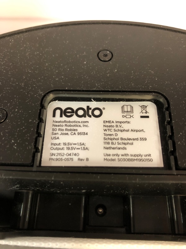 Photo 2 of **SEE NOTES**
Neato D9 Intelligent Robot Vacuum Cleaner–LaserSmart Nav 945-0445