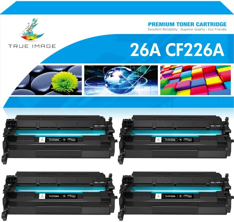 Photo 1 of TRUE IMAGE Compatible Toner Cartridge (Black, 4-Pack)
