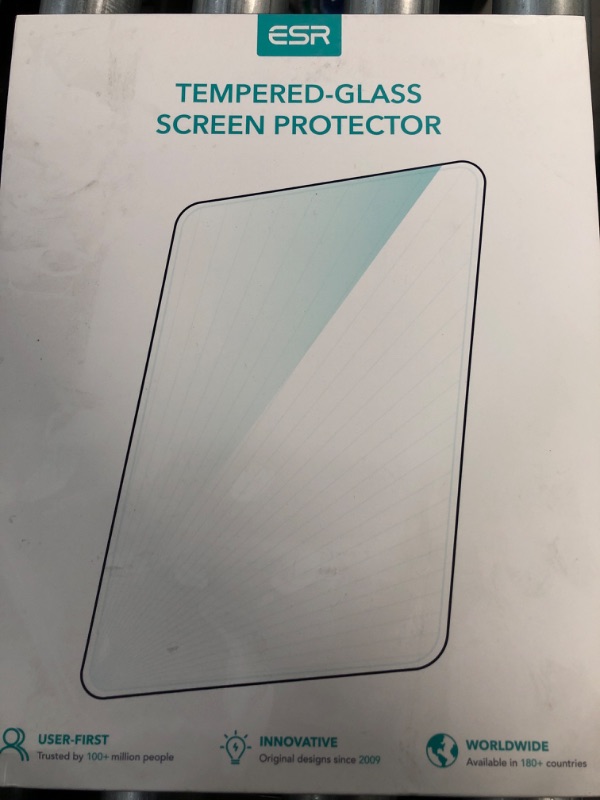 Photo 1 of ESR Tempered-Glass Screen Protector 2 pack