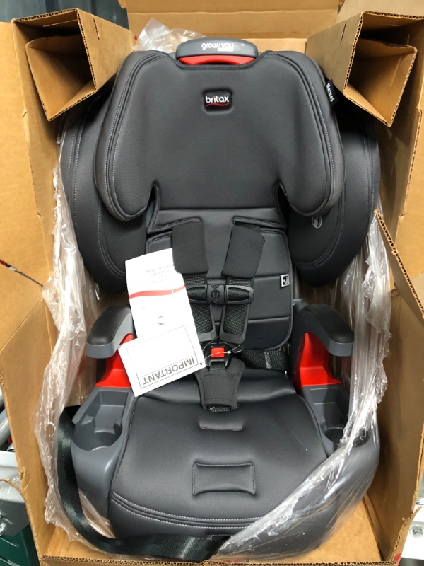 Photo 2 of Britax Grow with You ClickTight Harness-2-Booster Car Seat, Cool N Dry - Cool Flow Moisture Wicking Fabric ClickTight Cool n Dry--9