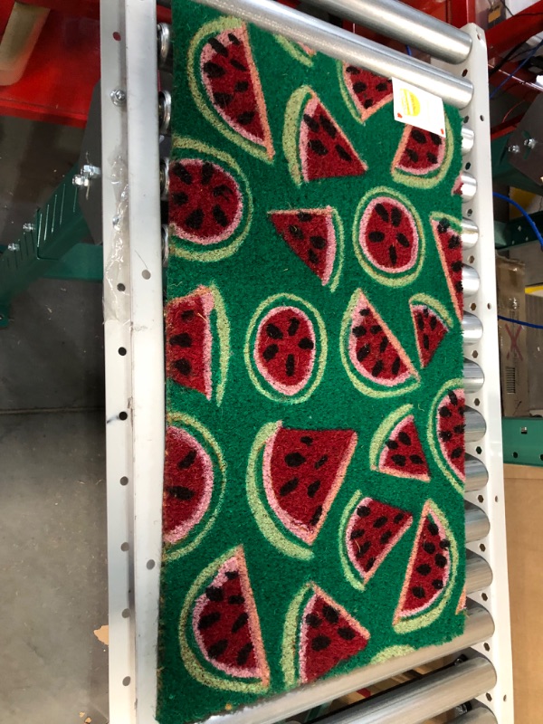 Photo 2 of 16x26 Watermelon Doormat Green - Sun Squad