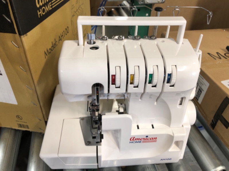 Photo 2 of Overlock Serger Sewing Machine by American Home, Easy to Use, 2/3/4 Thread Serger, Differential Feed, AH100