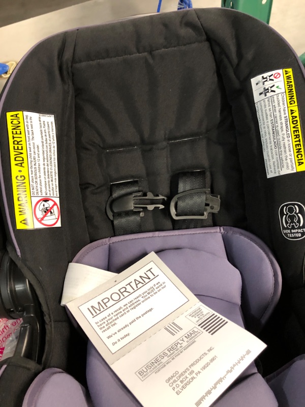 Photo 3 of Graco SnugRide 35 Lite LX Infant Car Seat, Hailey SnugRide 1 Count (Pack of 1) Hailey