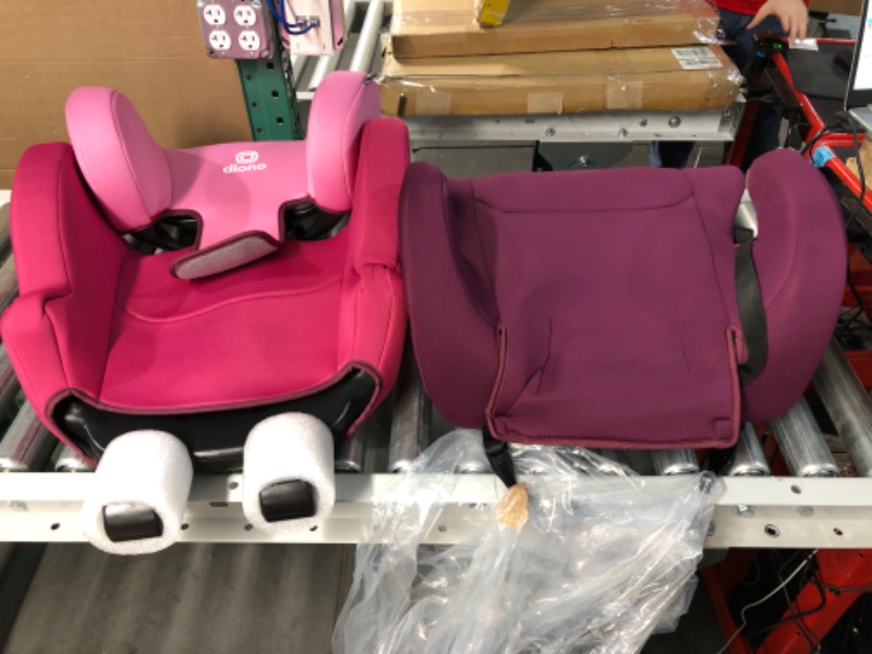 Photo 1 of Diono Cambria 2 XL 2022, Dual Latch Connectors, 2-in-1 Belt Positioning Booster Seat Pink ?16.1 x 20.1 x 29.9 inches