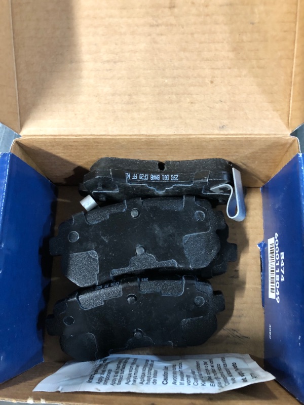 Photo 2 of Bosch BE1157 Blue Disc Brake Pad Set - REAR ?4.8 x 3.3 x 3 inches