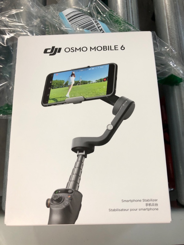 Photo 2 of DJI Osmo Mobile 6 Smartphone Gimbal Stabilizer 8.07 x 7.68 x 2.76 inches