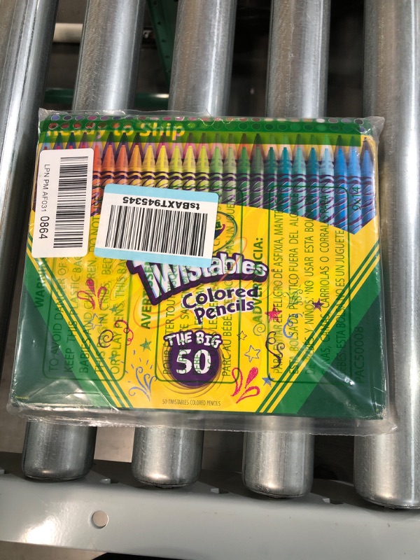 Photo 2 of Crayola Twistables Colored Pencils Coloring Set, Gift Age 3+ - 50Count 0.75 x 9.03 x 7.19 inches