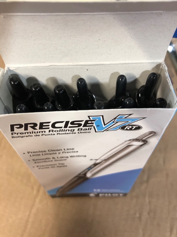 Photo 2 of *SEE NOTES*
Precise V7 RT Refillable & Retractable Liquid Ink Rolling Ball Pens Black 11 Count 