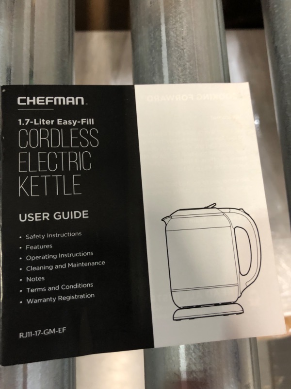 Photo 2 of [USED] Chefman 1.7 Liter Electric Kettle