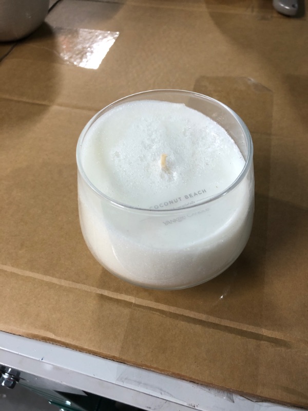 Photo 2 of 10oz 1-Wick Studio Collection Glass Candle Coconut Beach - Yankee Candle