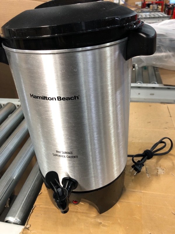 Photo 2 of **USED** Hamilton Beach 45 Cup Coffee Urn and Hot Beverage Dispenser.