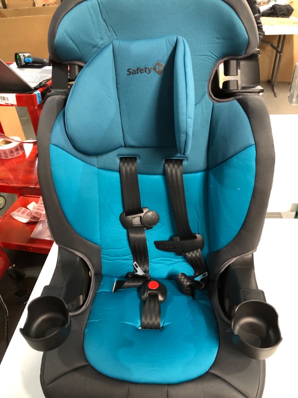 Photo 3 of -USED-Safety 1st Grand 2-in-1 Booster Car Seat, Forward-Facing with Harness, 30-65 pounds and Belt-Positioning Booster, 40-120 pounds, Capri Teal
