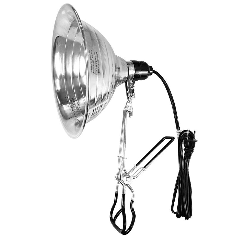 Photo 1 of **see notes**(2) Simple Deluxe Clamp Lamp Light with 8.5 Inch Aluminum Reflector