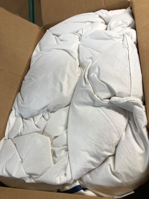 Photo 2 of -USED-BEDSURE Down Comforter Queen Size - Goose Feather Down Comforter,  8 Corner Tabs, Machine Washable (90x90 Inches, 63 Oz) Goose Down Queen 63 Oz