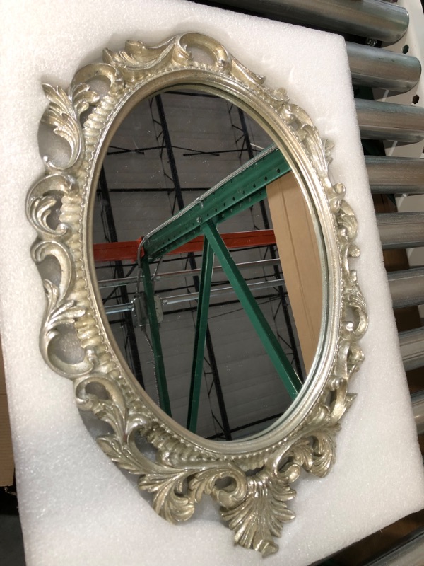 Photo 2 of [USED] SIMON'S SHOP Oval Wall Mirror Antique Style