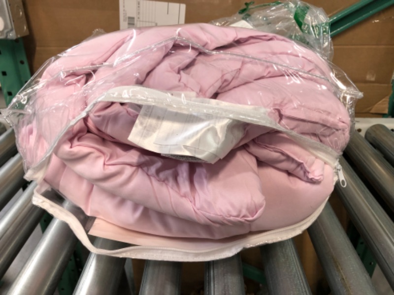 Photo 4 of [Sweet Home Comforter Set - Pale Pink, Twin XL 