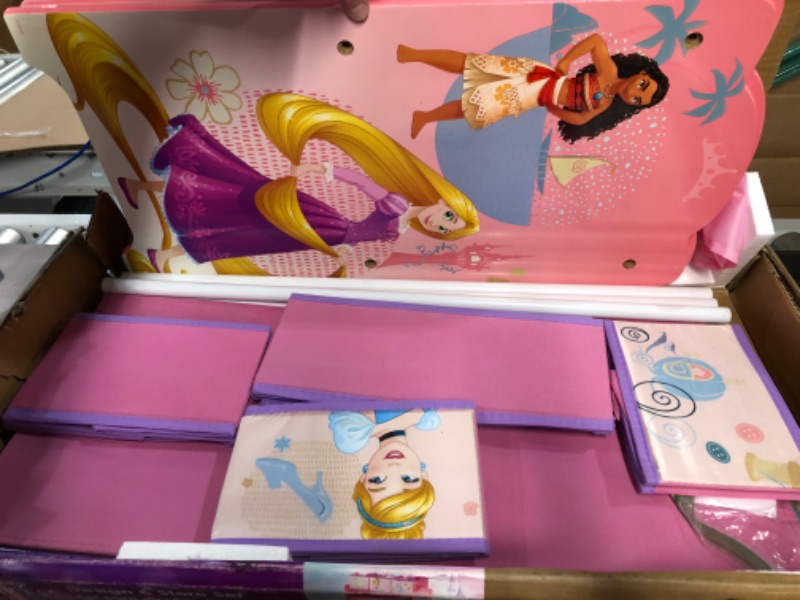 Photo 3 of [USED]  6 Bin Toy Storage Organizer, Disney Princess