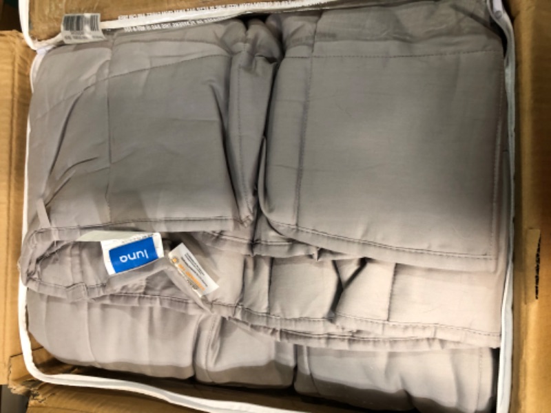 Photo 2 of [USED] Luna Weighted Blankets 80" x 87" KING| 30 lbs White