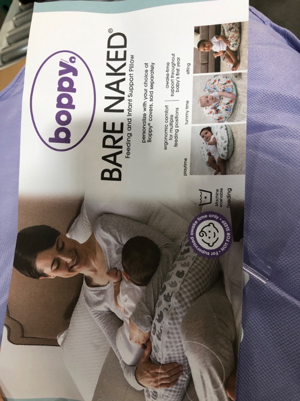 Photo 3 of Boppy Nursing Pillow – Bare Naked | Breastfeeding and Bottle Feeding, Propping Baby, Tummy Time, Sitting Support | Pillow Only