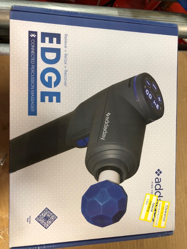 Photo 2 of *BRAND NEW SEALED* Addaday BioZoom Edge Percussion Massager - Gray