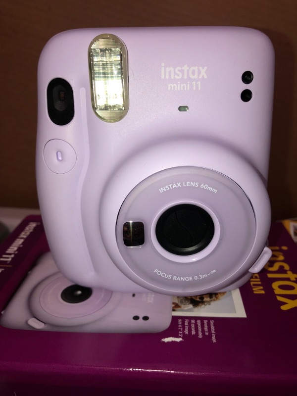 Photo 2 of Fujifilm Instax Mini 11 Instant Camera - Lilac Purple Lilac Purple Camera Only 2.6 x 4.2 x 4.8 inches