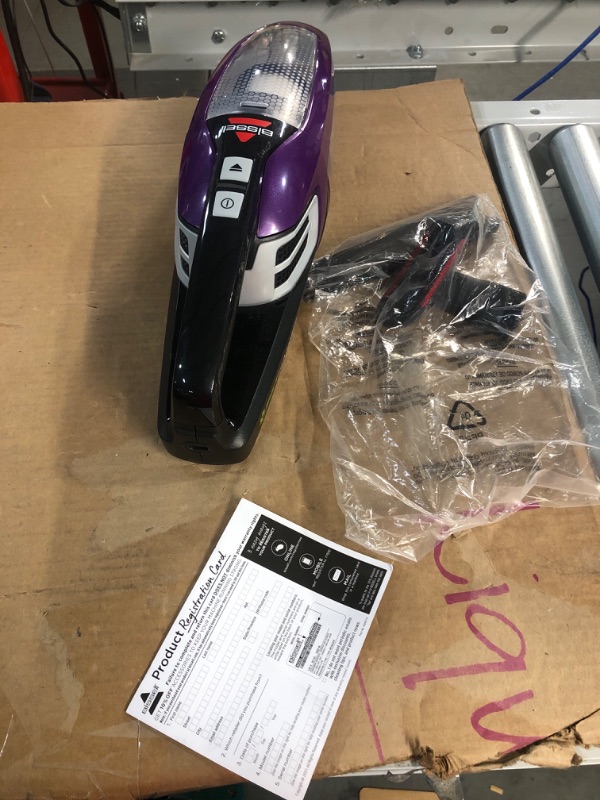 Photo 2 of -USED-Bissell Pet Hair Eraser Lithium Ion Cordless Hand Vacuum, Purple