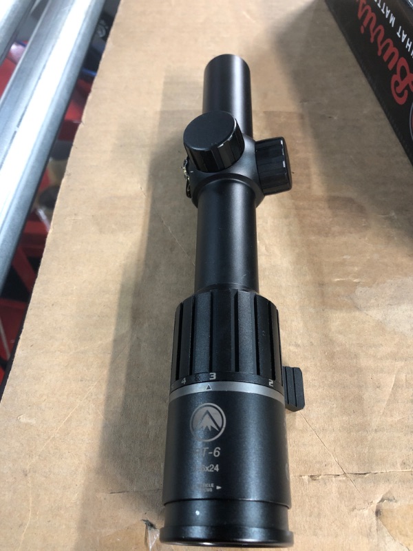 Photo 2 of -USED/DAMAGED KNOB(SEE PICTURES)- Burris Optics RT-6 Riflescope 1-6x24mm, Matte Black, 200472, os