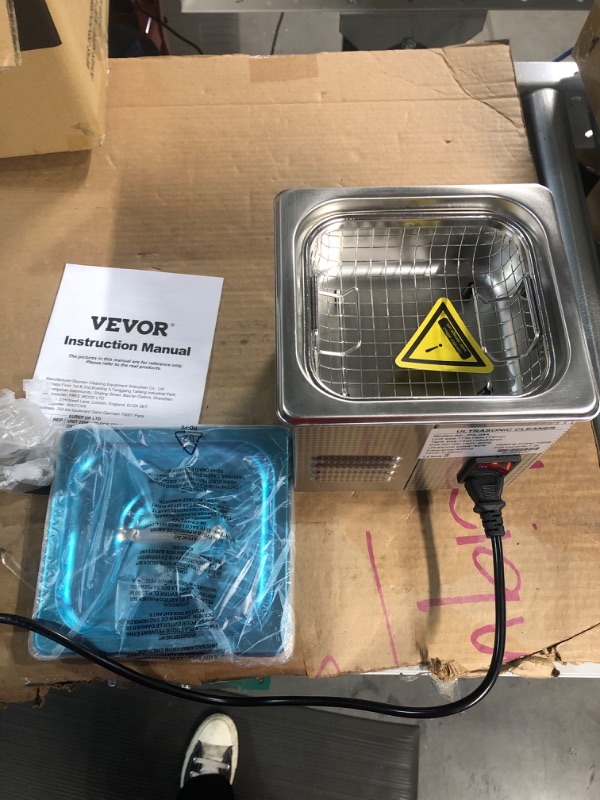 Photo 2 of **USED** VEVOR Ultrasonic Cleaner 1.3L Professional Ultrasonic Cleaner 