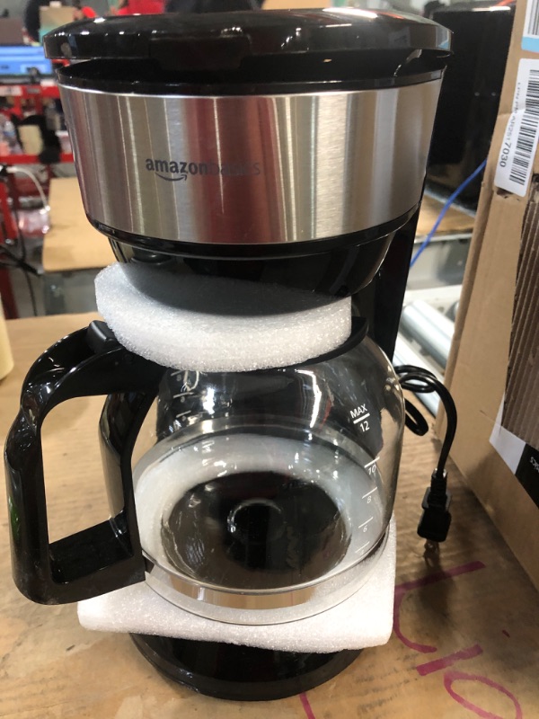 Photo 2 of -USED-Amazon Basics 12-Cup Coffee Maker with Reusable Filter