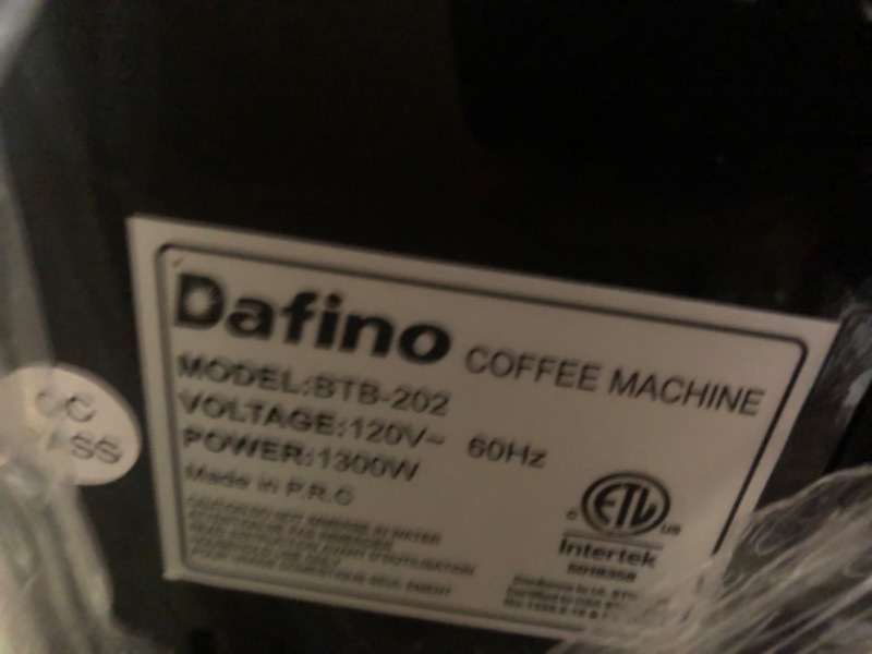 Photo 2 of *unable to test* Eficentline-202 Fully Automatic Espresso Machine,