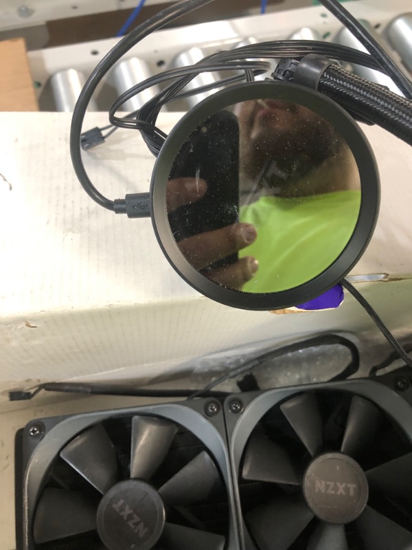 Photo 4 of **PARTS ONLY** NZXT Kraken X73 360mm - RL-KRX73-01 - AIO RGB CPU Liquid Cooler - Rotating Infinity Mirror Design 