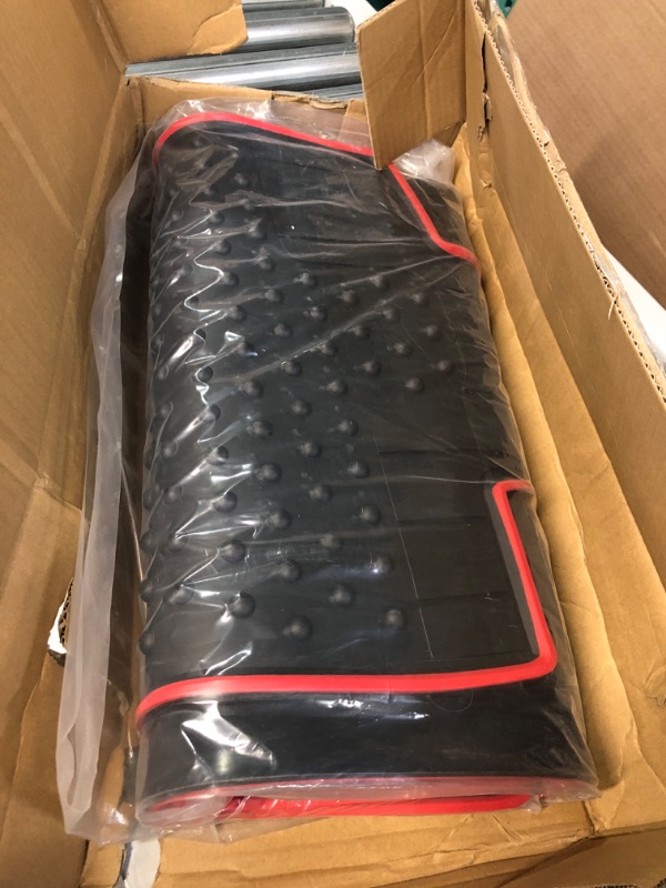 Photo 1 of Lwope Car Floor Mats Custom Fit for Mini Cooper Countryman 2010-2016 R60 & R61 Paceman Black Red Rubber 2010-2016 R60 floor mats