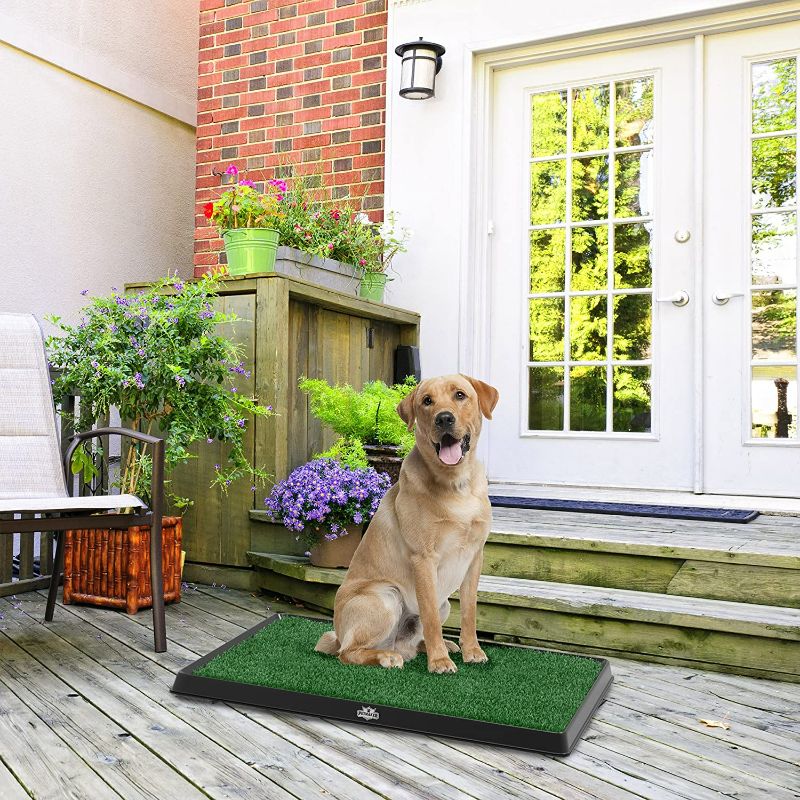 Photo 4 of Artificial Grass Puppy Pee Pad for Dogs and Small Pets - 20x25 Reusable 