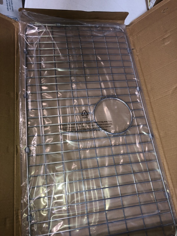 Photo 2 of (READ NOTES) Kraus BG3117 Stainless Steel Bottom Grid for KD1US33B Kitchen Sink, 28.63" x 14.38" x .38"