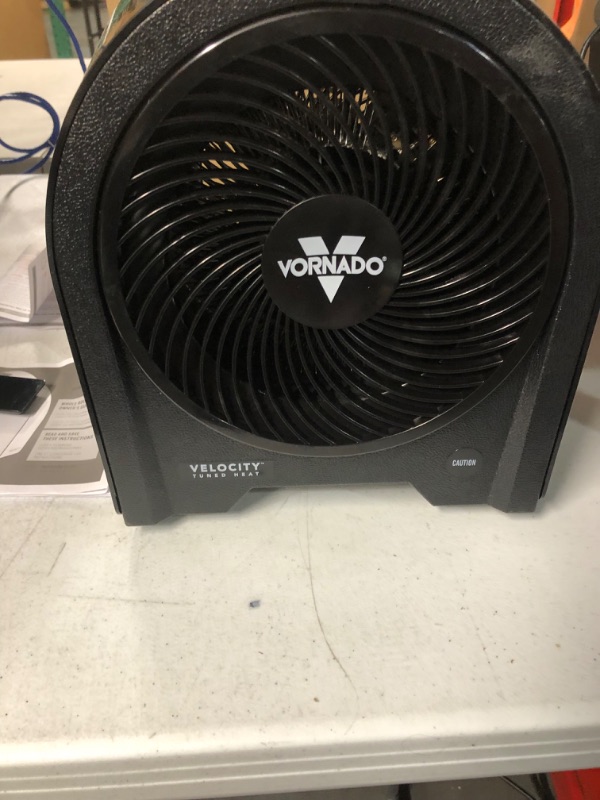 Photo 5 of **USED/SEE NOTES** Vornado Velocity 5R Whole Room Space Heater with Remote Control, Black 2