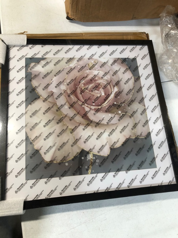 Photo 2 of **NEW/SEE NOTES** First Wall Art - Huge Rose in Pure White