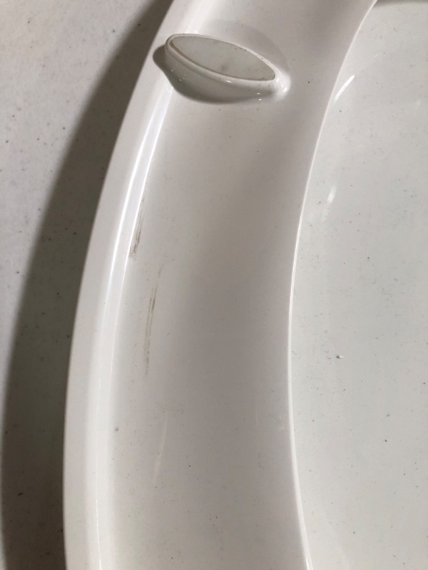 Photo 2 of **USED/SEE NOTES** Kohler K-20110-96 Brevia Elongated Toilet Seat with Grip-Tight Bumpers