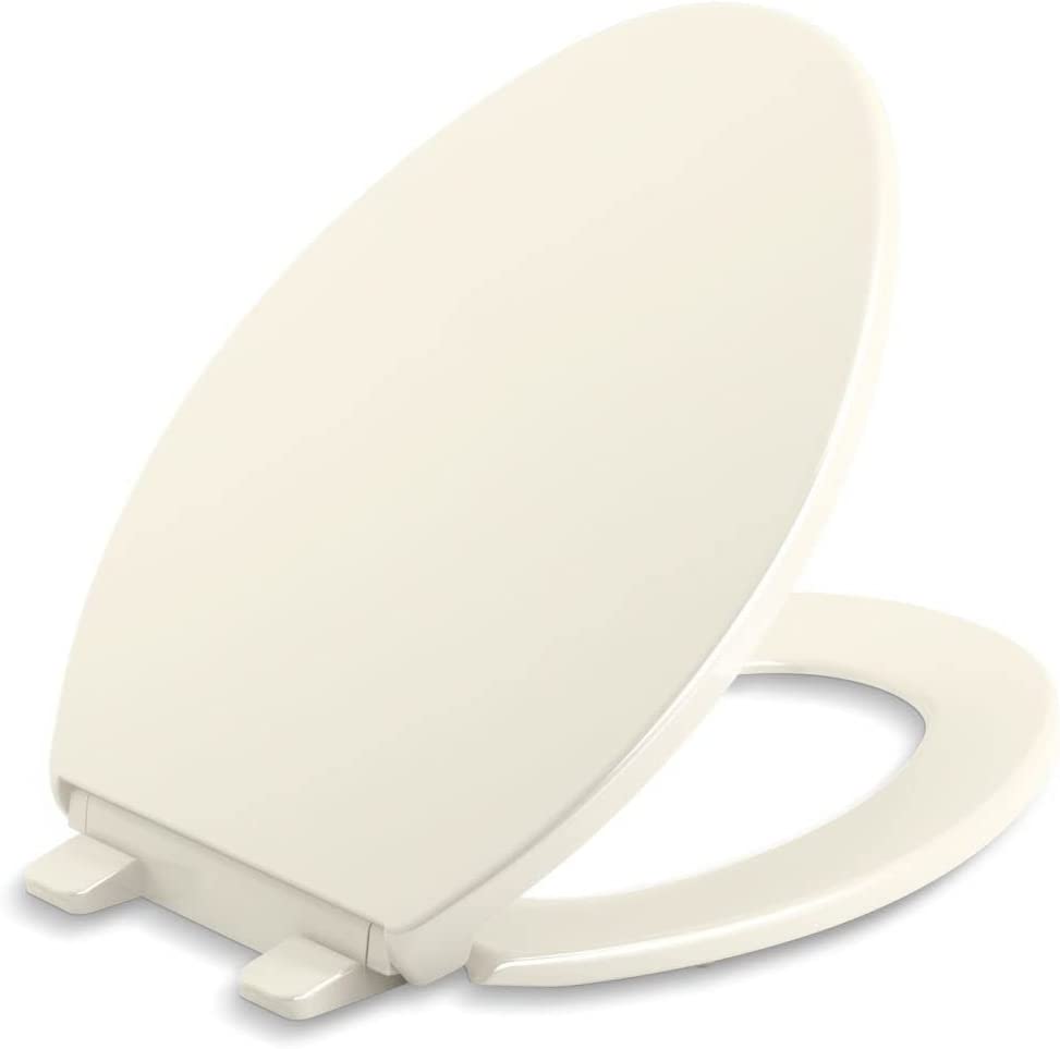 Photo 1 of **USED/SEE NOTES** Kohler K-20110-96 Brevia Elongated Toilet Seat with Grip-Tight Bumpers