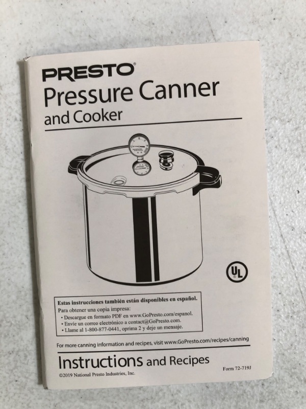 Photo 4 of **NEW** Presto 01781 23-Quart Pressure Canner and Cooker