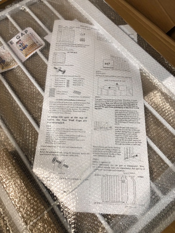 Photo 4 of **NEW/SEE NOTES** BalanceFrom Easy Walk-Thru Safety Gate for Doorways and Stairways 29.1 - 33.8" Wide