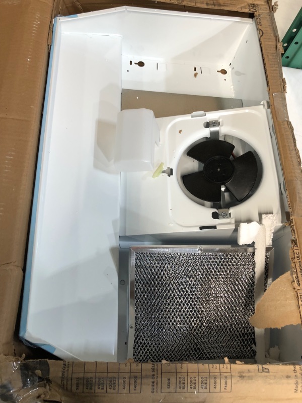 Photo 4 of **USED/SEE NOTES** Broan-NuTone 413001 Non-Ducted Ductless Range Hood with Lights Exhaust Fan for Under Cabinet, 30-Inch, White 