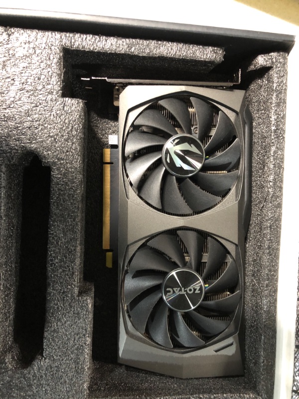 Photo 2 of ZOTAC GeForce RTX 3060 Twin Edge OC 12GB GDDR6 192-bit 15 Gbps PCIE 4.0 Gaming Graphics Card, 