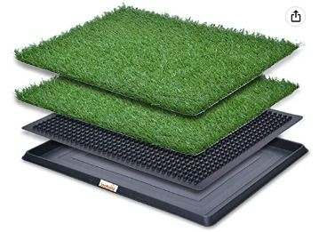 Photo 2 of [USED] LOOBANI Dog Grass Pad with Tray Large