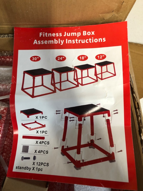 Photo 2 of [USED] VEVOR Plyometric Platform Box 