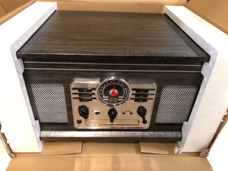 Photo 2 of [USED] Victrola Nostalgic 6-in-1 Bluetooth Record Player 